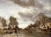 REMBRANDT Harmenszoon van Rijn Winter Scene oil painting artist